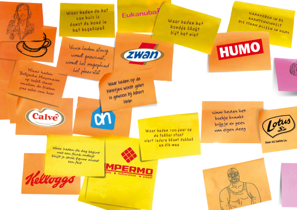 post-its met waarheden